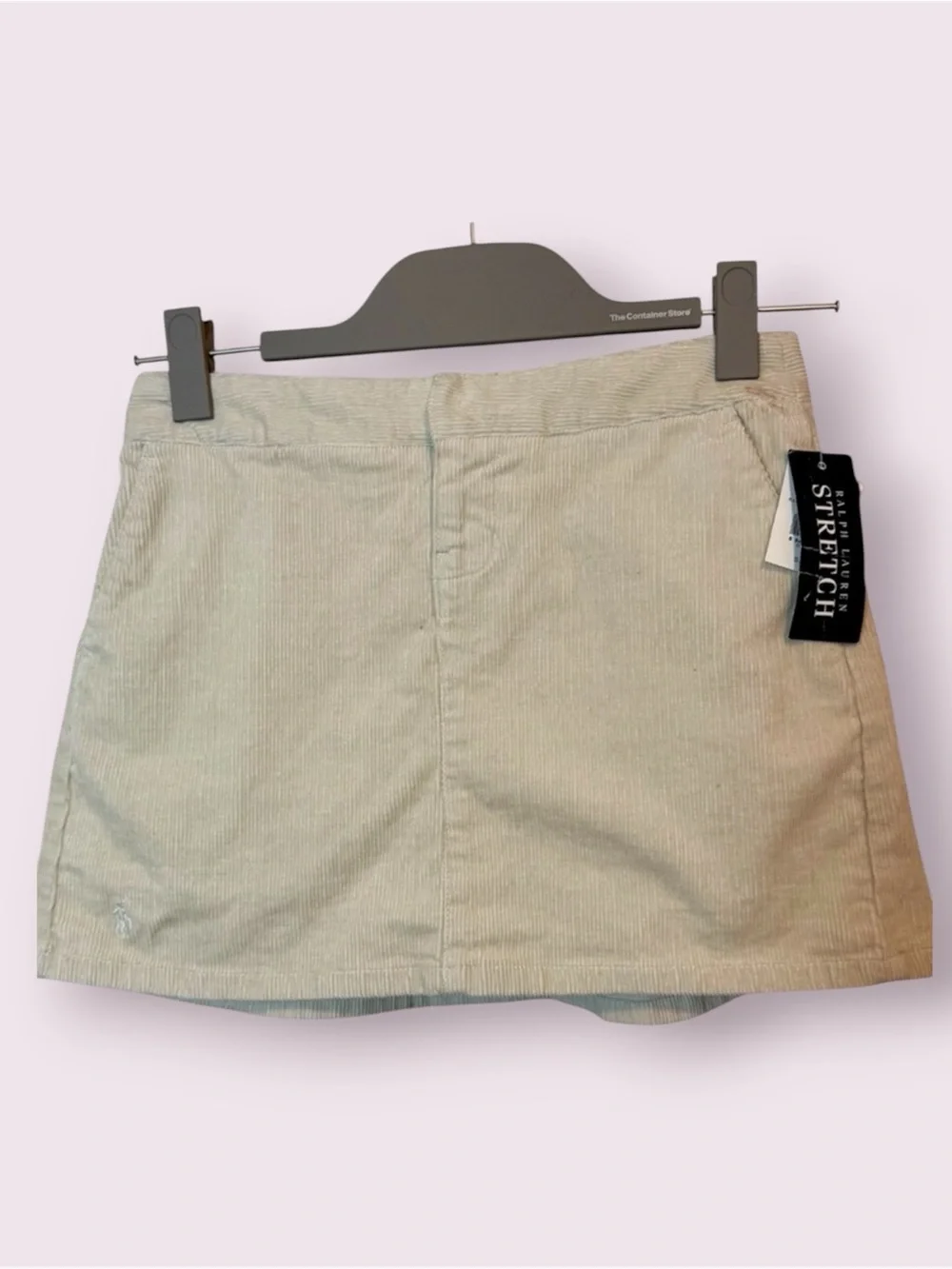 NWT Ralph Lauren Girl’s Corduroy Skort Sand Beige Size 10
